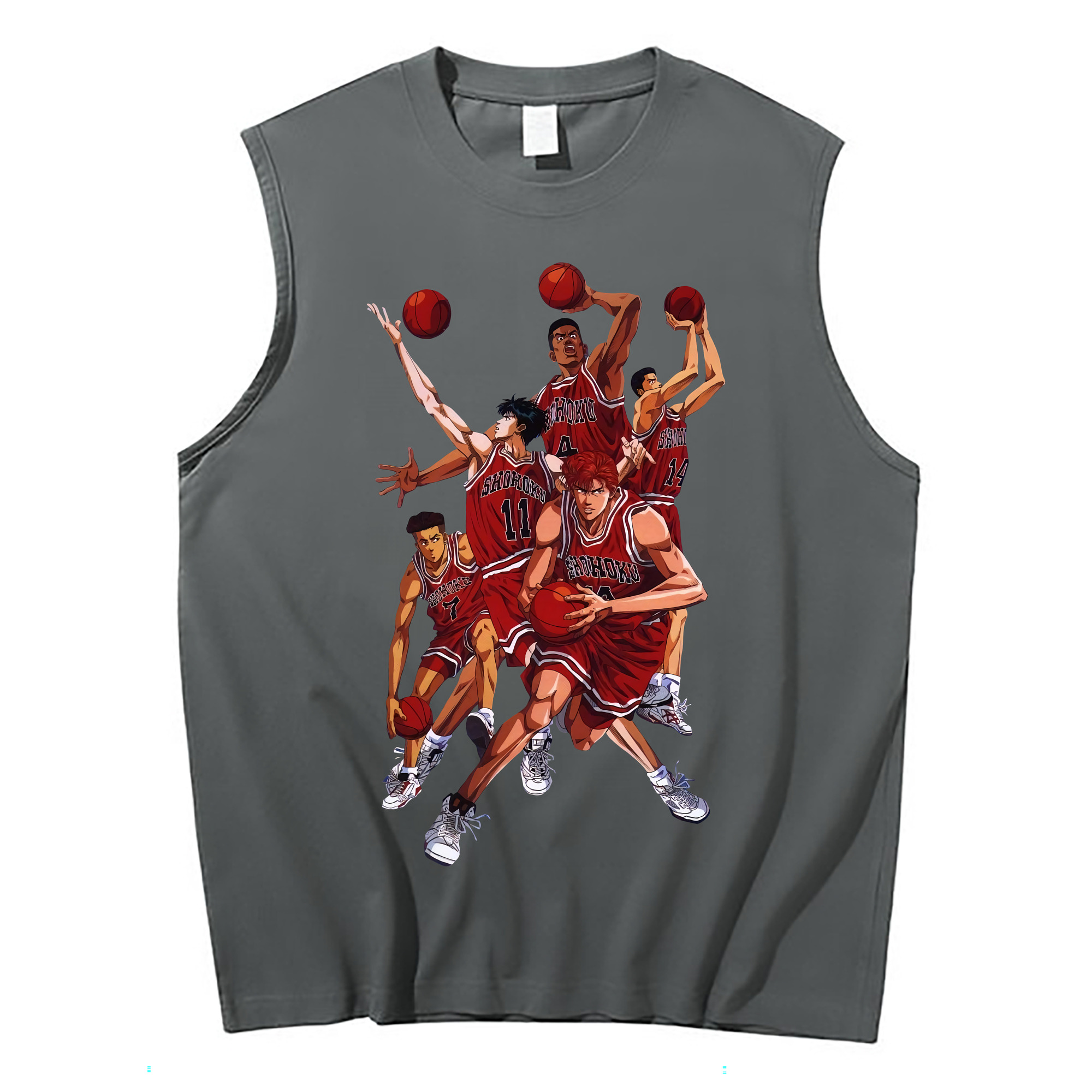 （画像用） SLAM DUNK／スラムダンク コットン100％タンクトップ（フロントプリント）